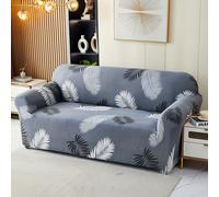 TEMU 1 de sofá , cierre de banda elástica, poliéster 95% spandex 5%, lavable a máquina, impresión , artesanía cosida, se a sillones a sofás seccionales, peso de de 100-120 g/m²