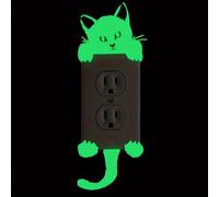 TEMU 1 de un tablero de pared humorístico para el hogar, con un adhesivo de gato lindo que en , para la decoración creativa del hogar