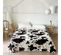 TEMU 1 de vellón de leche , de franela gruesa, y agradable , adecuada como de sofá, para individual para todas , para aire acondicionado, sábana de cama , disponible en todas , regalo de vacaciones