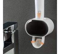 TEMU 1 Dispensador Automático de Pasta de Dientes - un Exprimidor de Pared para Uso Conveniente en el Baño y Decoración