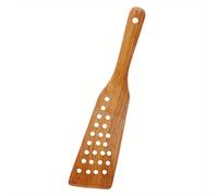 TEMU 1 , Espátula de madera multifuncional antiadherente, Pala para cocinar , Espátula de madera ranurada, Utensilios de cocina