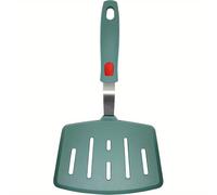 TEMU 1 espátula de silicona resistente al - Espátula antiadherente de cocina con diseño de ranura ancha, flexible y delgada para panqueques, tortillas, pescado