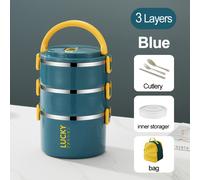 TEMU 1 Fiambrera de Acero Inoxidable de Gran Capacidad con Bolsa Térmica, Palillos, - Ideal para , Camping y de Trabajo - para y Profesionales -