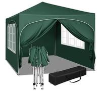 TEMU 1 , Gazebo, Gazebo Plegable 3x3m, con , Carpa para Fiestas, Protección UV, Altura Ajustable, con Bolsa de Transporte, para Jardín Exterior y Camping