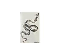 TEMU 1 Hoja de Pegatinas de Tatuajes de Serpiente Tatuajes Temporales Unisex Resistente Duradero de 2-5 Días
