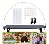 TEMU 1 Juego, Clip de Mesa de Globos para Decoración de , de Escritorio para , Boda, Revelación de Género, Decoración de de Graduación, Suministros para Fiestas, Diámetro: 2m/79in