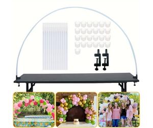 TEMU 1 Juego, Clip de Mesa de Globos para Decoración de , de Escritorio para , Boda, Revelación de Género, Decoración de de Graduación, Suministros para Fiestas, Diámetro: 2m/79in