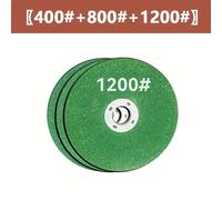 TEMU 1 Juego de 3 piezas de discos de resina para rectificado en , piedra de afilar de 100 mm, eliminación de y disco de para afilar cuchillos de cocina y tijeras, 400 800 1200