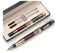 TEMU 1 juego de Bolígrafos de Lujo Estilo Retro, Personalización, Mejor Regalo para Hombres y Mujeres Profesionales, Elegante para Oficina, Regalos de Boda Graduación Navidad Acción de Gracias