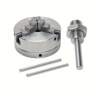 TEMU 1 Juego de de torno de 3 mordazas Z011, mini de torno con y palitos cortos, de automático para torneado de madera, accesorio para torno eléctrico
