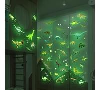 TEMU 1 Juego, Pegatinas de pared de dinosaurio que en , Pegatinas extraíbles e impermeables, Decoración de pared para y dormitorio, Decoración del hogar