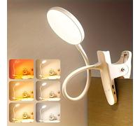 TEMU 1 Lámpara de escritorio LED recargable con cuello de , luz de soporte ajustable con carga USB, para leer, atril de , dormitorio y uso doméstico