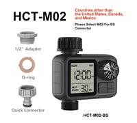 TEMU 1 M02 Temporizador de Agua Navidad/Año 26, Aspersor de Jardín con 2 de Riego Manuales/Automáticos Adecuado para Diferentes al IPX5 4.72 * 3.94 * 2.56 Pulgadas