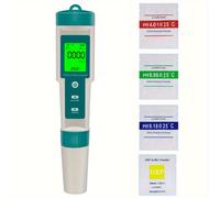 TEMU 1 medidor de 7 en 1 PH TDS EC ORP Salinidad S. para agua, monitor de calidad del agua potable, acuarios, medidor de PH
