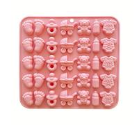 TEMU 1 molde de silicona con forma de dibujos animados, utilizado para hacer caramels, gomitas, decoraciones de pasteles y moldes