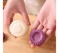 TEMU 1 Molde Elegante para Cortar Galletas con Diseño Floral - Molde de Pastelería de Silicona Duradero con Diseño de Flores Intrincado, para Tartas, Galletas, Pasteles - Ideal para , Navidad