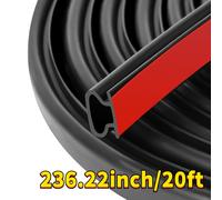 TEMU 1-Pack de Burlete Autoadhesivo Multiusos - Tira de Aislamiento Insonorizante para Puertas Delanteras, Ventanas, Hogar, Garaje y Vehículo - 10Ft/20Ft//Navidad/Acción de Gracias