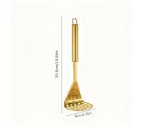 TEMU 1-Pack Triturador de Patatas de L y Triturador - Herramienta de Acero Inoxidable con Placa Trituradora, Diseño Fácil de Limpiar para de Patatas, Ajo, Salsas - Utensilio de Cocina Duradero (1 )