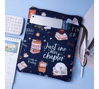 TEMU 1 para libro "Solo una más", con cremallera y bolsillo frontal, fundas para libros de blanda, regalos para amantes de los libros