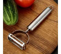 TEMU 1 pelador y trituradora multifuncional de acero inoxidable - picadora manual para verduras y frutas, procesador de alimentos para Acción de Gracias y Navidad, herramientas básicas de cocina
