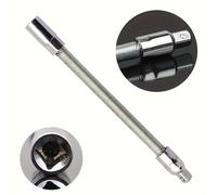 TEMU 1 pieza, Barra de Extensión de Acero con de Accionamiento de 1/4" - Torque, Flexible y Resistente al Óxido para Automotriz