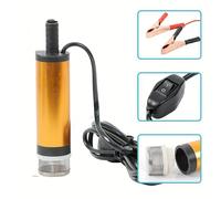 TEMU 1 pieza, bomba de combustible de cambio de aceite de coche de 12V, 12 litros/min, herramientas eléctricas de bombeo de agua de diésel con accesorios de para barco, remolque , camión