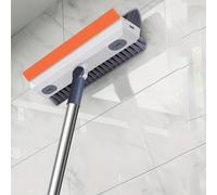 TEMU 1 pieza Cepillo de fregar retráctil para azulejos y baño, de limpiar, con dispensador de incorporado, ideal para salas de estar, baños, cocinas, paredes y pisos