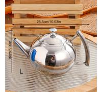 TEMU 1 pieza de acero inoxidable para cocina , , comedor, tetera, cafetera, hervidor de agua para té, café, leche, de frutas, adecuado para al , fiestas, regalos
