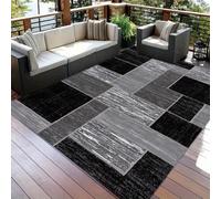 TEMU 1 pieza de Alfombra Grande para Área Exterior con Geométrico y - Alfombra Decorativa Lavable en Máquina 100% Poliéster para Patio, , de , Jardín - Tapete Rectangular Duradero con Diseño Moderno