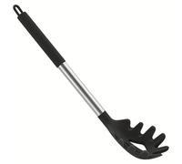 TEMU 1 pieza, Garra de polvo de silicona con mango de tubo de acero inoxidable, Pasta de silicona antiadherente, Cucharón para pasta de acero inoxidable, Cuchara para pasta, Cuchara para pasta