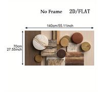 TEMU 1 Pieza Gran Mural Moderno para Pared - de Líneas /Verticales Neutrales y Grandes - Minimalista Adecuado para Dormitorio, Decoración de Oficina - Sin .5x55.1 pulgadas/70x140 cm, 2D