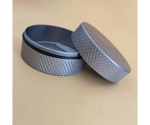 TEMU 1 pieza "Lata de almacenamiento de aleación de aluminio, estructura sellada, y práctica, fácil de transportar"