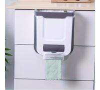TEMU 1 pieza Papelera de cocina plegable de pared, cesta grande colgante para papel para puertas de gabinetes, de basura para clasificación de residuos, papelera plegable para uso doméstico