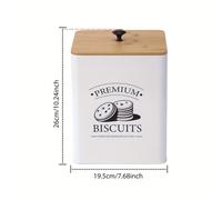 TEMU 1 pieza Tarro de Almacenamiento de Galletas, Tarro de Almacenamiento de Bocadillos, Tarro de Almacenamiento de Alimentos, Tarro de Almacenamiento de Alimentos para el Hogar