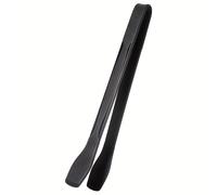 TEMU 1 pinza de silicona curva para alimentos de 11 pulgadas, pinza para , pinza para , pinza para asar , alicates de de acero inoxidable recubierto de silicona, tamaño de abrazadera ajustable