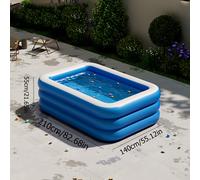 TEMU 1 piscina inflable, disponible en 3 tamaños, ¡ideal para nadar en el jardín, fiestas y reuniones familiares! Regalo para -Halloween-
