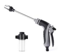TEMU 1 Pistola de agua a presión para de coches, limpieza externa de RV, limpieza de de espuma, boquilla de manguera de jardín, ducha de jardín, herramienta de riego multifuncional, limpieza potente