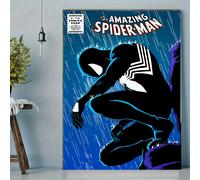 TEMU 1 póster de Marvel Avengers, cómic , pintura en anime película , decoración para dormitorio sala comedor hogar sin