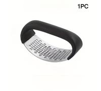 TEMU 1 Prensa de Ajo de Acero Inoxidable - Máquina Manual de Ajo para Triturar Ajo Rápido y Fácil - Herramientas de Cocina Duraderas para una Preparación Eficiente de Comidas, Picador de Ajo