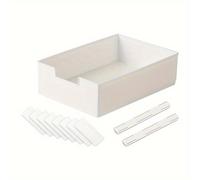 TEMU 1 pza. de almacenamiento de artículos de escritorio Cesta extraíble de plástico con Cajón de almacenamiento retráctil Gabinete interior Cesta extraíble en casa Cesta de regalo de Navidad