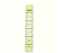 TEMU 1 regla acrílica reforzada para coser - , fácil de leer y herramienta de costura multifuncional - Mide 1.97 por pulgadas, para patchwork, acolchado y de manualidades
