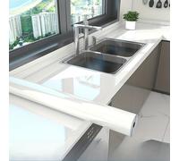 TEMU 1 Rollo de Adhesivo Autoadhesivo para Encimera de Cocina Puro, Adhesivo de Pared, 40Cm*200Cm/15.75Inch*78.74Inch