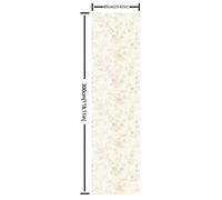 TEMU 1 rollo de papel tapiz autoadhesivo con diseños florales francés, con una vintage pintada a . formas naturales y elegantes, de vinilo impermeable que es fácil de aplicar y quitar.