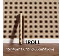 TEMU 1 Rollo de Papel Tapiz Autoadhesivo Removible PVC Vinilo - Texturizado, Fácil de Instalar/Quitar, Ideal para Dormitorio, - con Reposicionamiento Sin Costuras (No Necesita Pegamento)