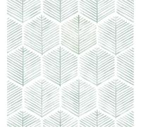 TEMU 1 Rollo de Papel Tapiz Moderno Verde/ Autoadhesivo Removible Estilo Boho para Gabinetes/Cajones, Papel de Geométrico para Dormitorio/Baño