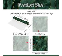 TEMU 1 rollo de papel tapiz texturizado y fácil de instalar para dormitorio, cabecero, pared de , adhesivo para sofá, papel tapiz autoadhesivo (ATW2048)