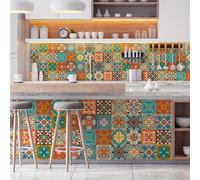 TEMU 1 Rollo de Pegatina Autoadhesiva para Pared con Estampado Paisley, Adhesivo Decorativo Desmontable y Enlazable para Habitación de Invitados/Sala/Dormitorio/Belleza del de 120cm x 30cm