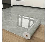 TEMU 1 Rollo de Vinilo Autoadhesivo de 3mm de Grosor - Láminas de Mármol de Lujo Impermeables y Removibles para Baño, Cocina, Revestimiento de Pared/Suelo - Fácil de Pelar y Pegar (Sin Pegamento)