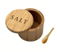 TEMU 1 Salero, Salero , Contenedor de Sal con , Tarro de Sal con , Salero, Bol para y Pimienta con Magnética