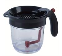 TEMU 1 Separador de Grasa - Inferior , Separador de Grasa y Caldo con Colador - para Producir Caldo Sin Grasa para Gravy, y Salsas - Adecuaciones de Cocina - Regalo Ideal para Entusiastas de la Cocina